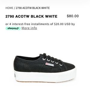 black superga platform